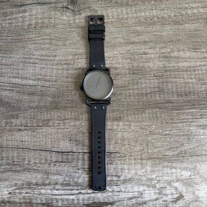VESTAL USS Observer Black Silicone Band Japan Movt 10 atm Water Resistant Watch